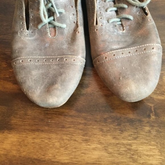 Fossil Flats Lace Up Loafers 6.5 - Picture 8 of 8